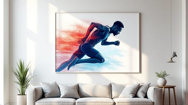 Posters de sport : une touche dynamique pour la décoration murale