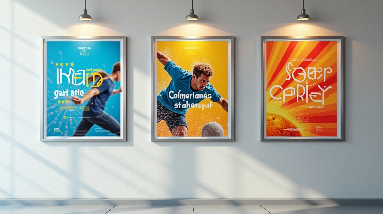 Mettre en valeur un espace avec des affiches sportives